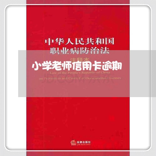 小学老师信用卡逾期/2023112495825