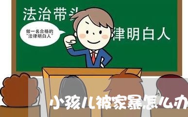 小孩儿被家暴怎么办/2023110849280