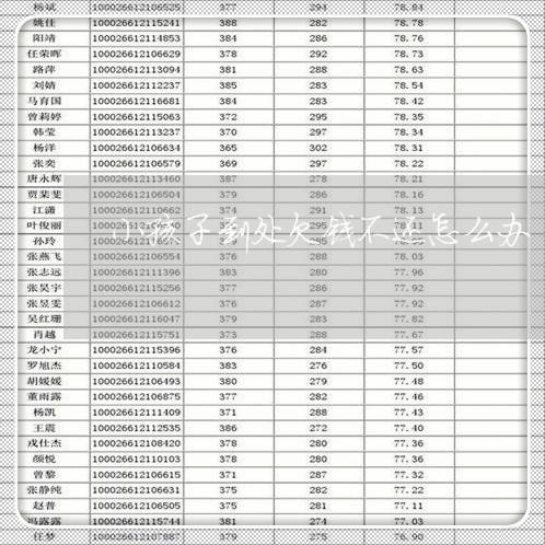 小孩子到处欠钱不还怎么办/2023110817948