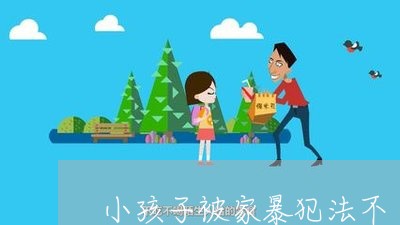 小孩子被家暴犯法不/2023110940494