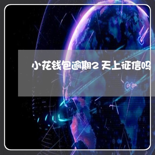 小花钱包逾期2天上征信吗/2023080217259