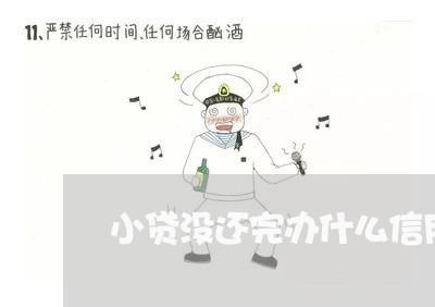 小贷没还完办什么信用卡吗/2023081429490