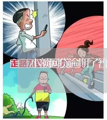 小额网贷逾期了暂时还不上怎么办/2023033157382