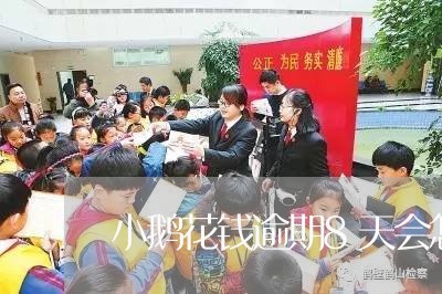 小鹅花钱逾期8天会怎么样/2023052771816