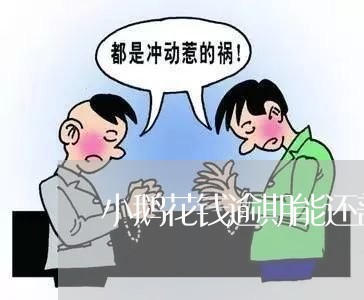 小鹅花钱逾期能还部分吗/2023081506470