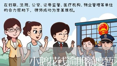 小鹅花钱逾期额度暂不可用/2023081595726