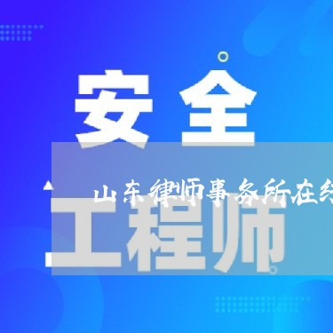 山东律师事务所在线咨询免费/2023032560673