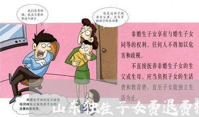 山东独生子女费退费标准/2023062070695