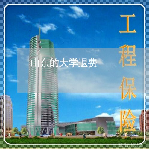 山东的大学退费/2023042649170