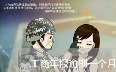 工商年报逾期一个月怎么办/2023052877281