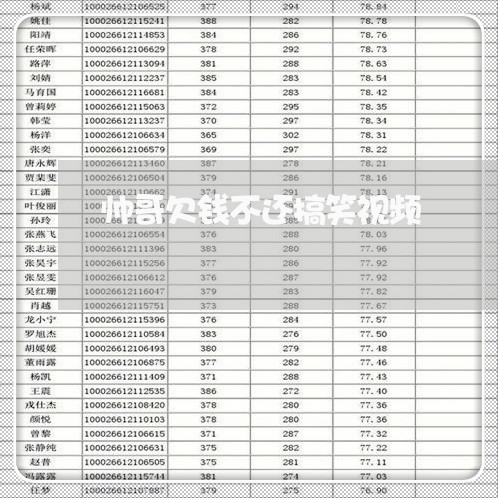 帅哥欠钱不还搞笑视频/2023111450603