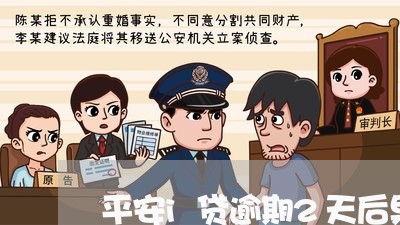 平安i贷逾期2天后果/2023070717271