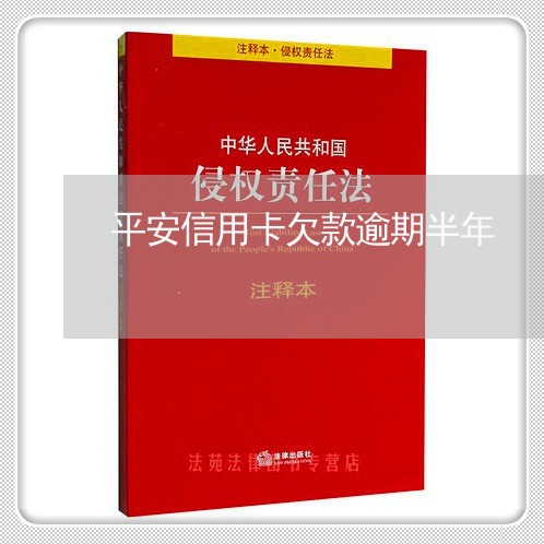 平安信用卡欠款逾期半年/2023112528349