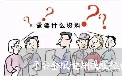 平安金服逾期提醒短信模板/2023052789270