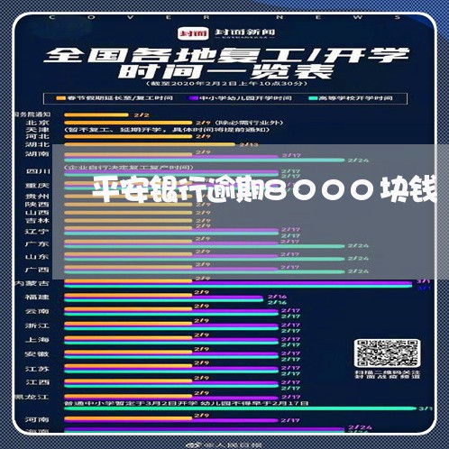 平安银行逾期8000块钱/2023052739405