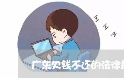 广东欠钱不还的法律规定/2023112448517