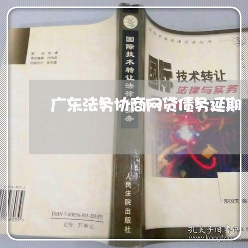 广东法务协商网贷债务延期/2023102541703