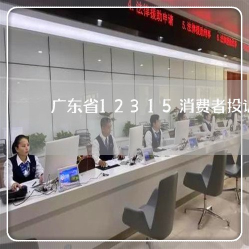 广东省12315消费者投诉/2023032472826