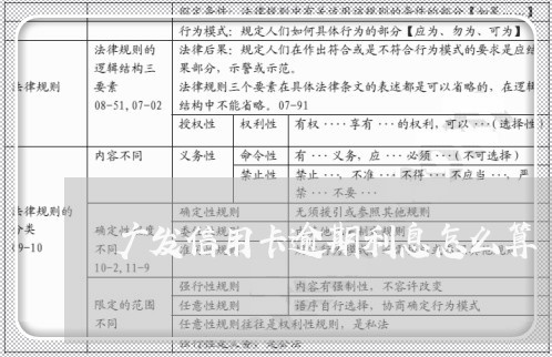 广发信用卡逾期利息怎么算/2023051268825