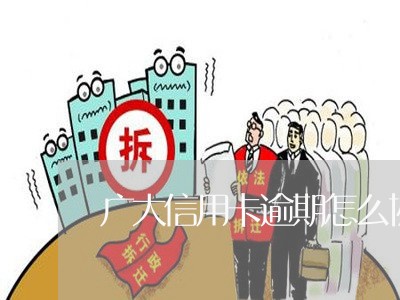 广大信用卡逾期怎么协商还款/2023091330683