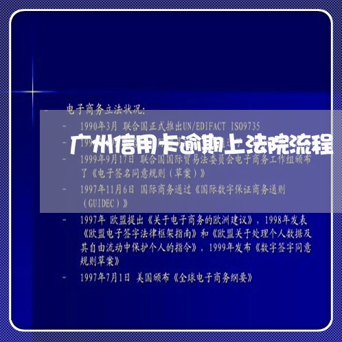 广州信用卡逾期上法院流程/2023111539739