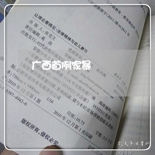 广西首例家暴/2023082584825