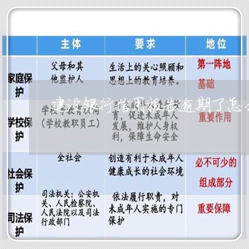 建设银行信用报告逾期了怎么办/2023051987271