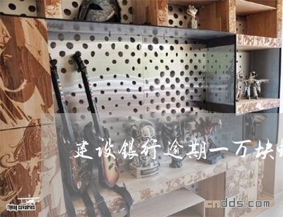 建设银行逾期一万块钱/2023071379370