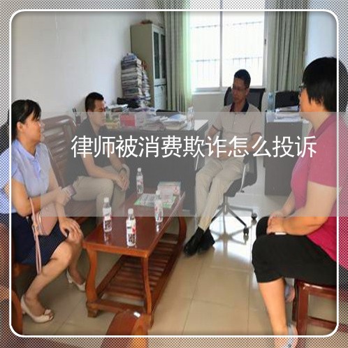 律师被消费欺诈怎么投诉/2023030617372