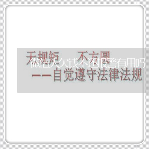 微信人欠钱不还报警有用吗/2023110834279