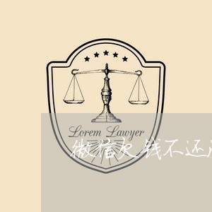 微信欠钱不还没有身份证i信息/2023120596824