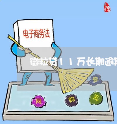 微粒贷11万长期逾期/2023081583715