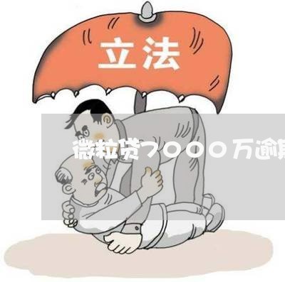 微粒贷7000万逾期半年/2023081530359