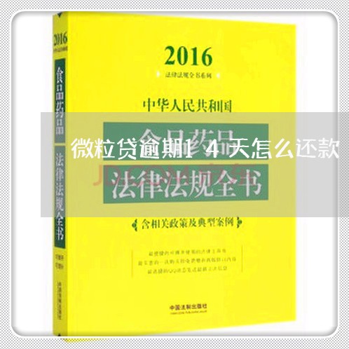 微粒贷逾期14天怎么还款/2023072486250