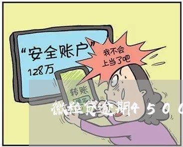 微粒贷逾期4500会上门吗/2023053053926