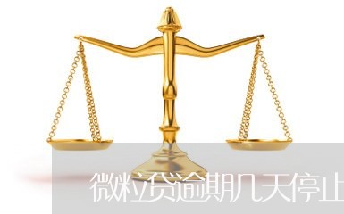 微粒贷逾期几天停止分期/2023072412037