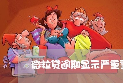 微粒贷逾期显示严重警告/2023081548371