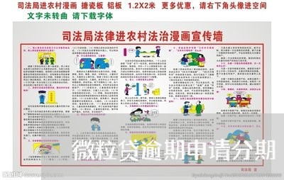 微粒贷逾期申请分期/2023081528351