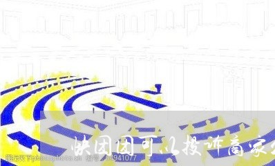 快团团可以投诉商家么/2023030326470