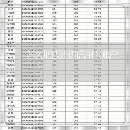 怎么把钱还进信用卡账户/2023102950581