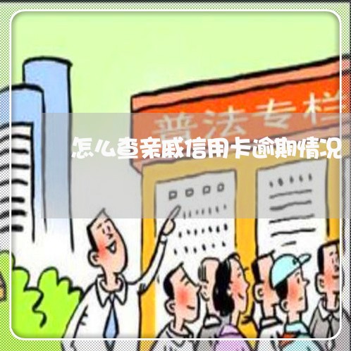 怎么查亲戚信用卡逾期情况/2023100734826