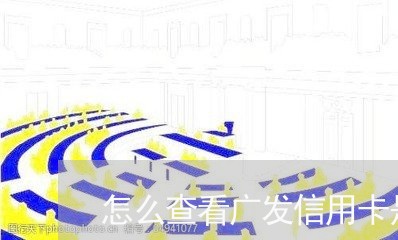 怎么查看广发信用卡是否有逾期/2023053156362