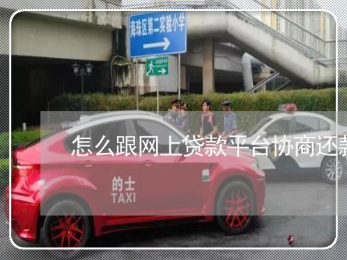 怎么跟网上贷款平台协商还款/2023100584836