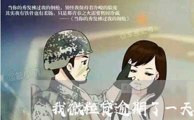 我微粒贷逾期了一天怎么办/2023072518594