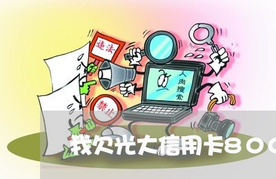 我欠光大信用卡8000/2023061714947