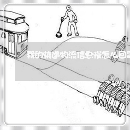 我的快递物流信息慢怎么回事/2023031774837