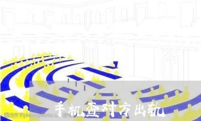 手机查对方出轨/2023121839614