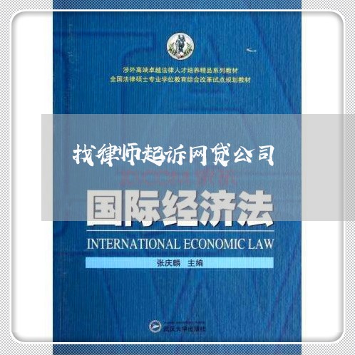 找律师起诉网贷公司/2023090533616