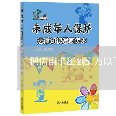 把信用卡还到5万以下逾期/2023121743612