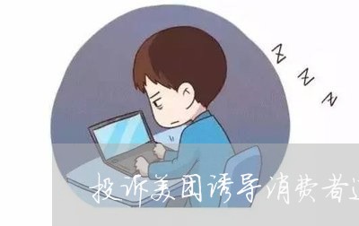 投诉美团诱导消费者违法吗/2023032494939